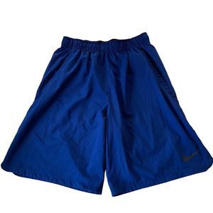 Nike Men S‎ Royal Blue Athletic Dri-Fit Basketball Shorts